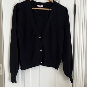 Cropped Cardigan with Jewelled Buttons